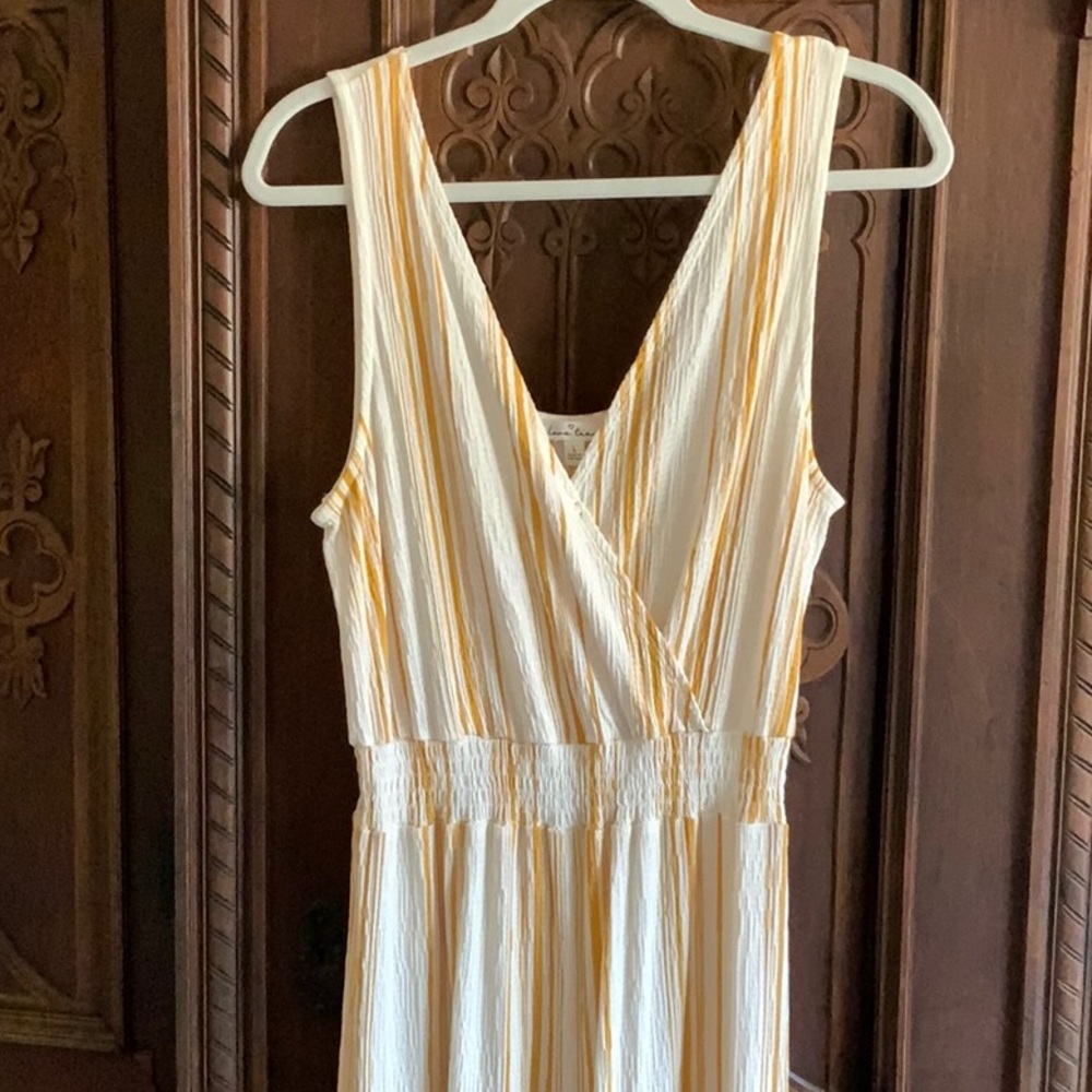 Jumpsuit, soft, gold & cream
